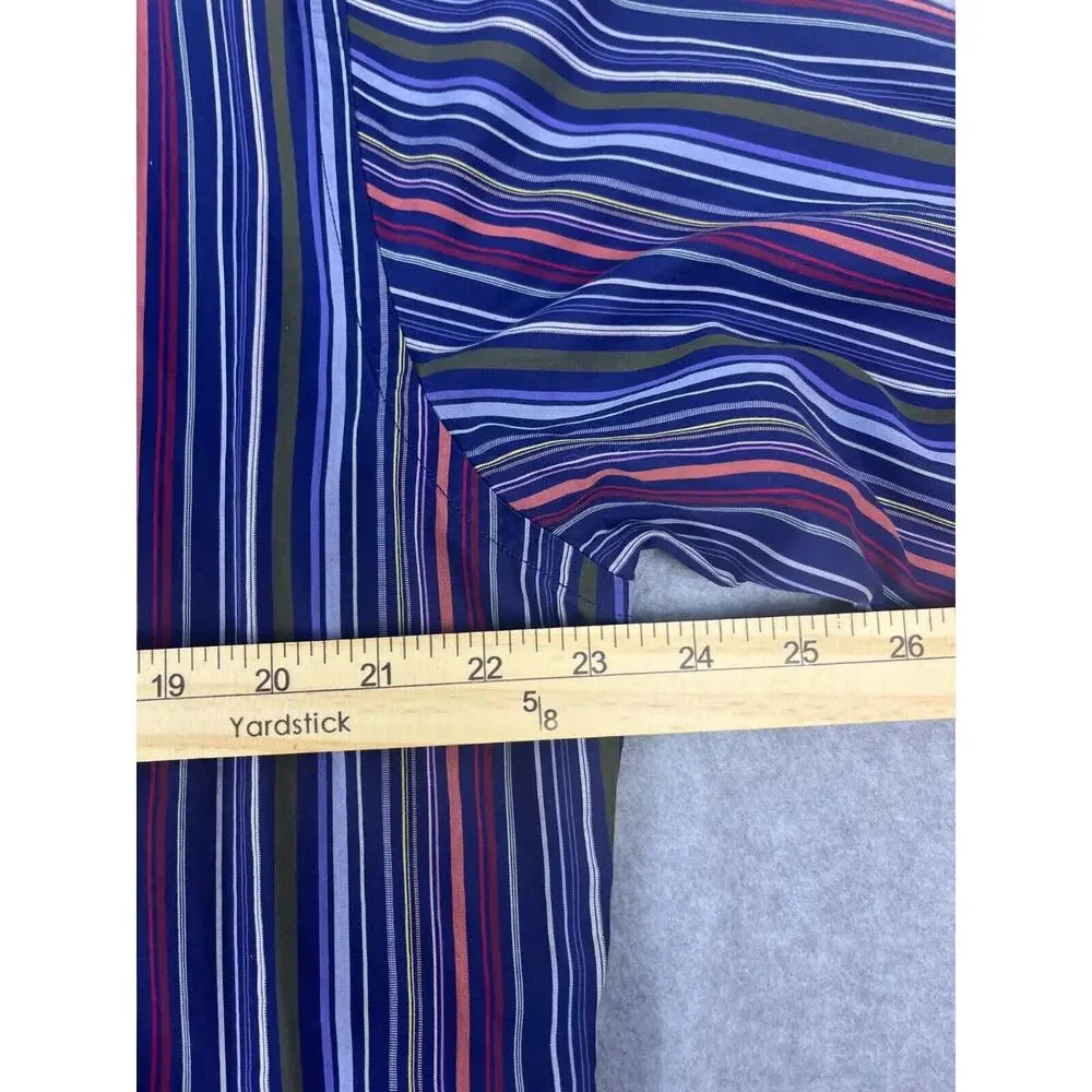 Banana Republic Shirt Men's Size Large Blue‎ Striped